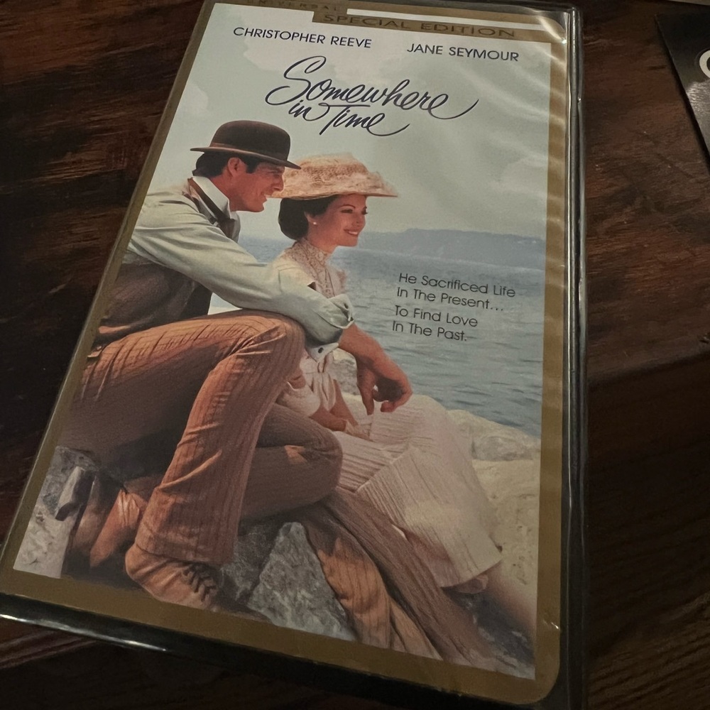 “Somewhere In Time “ VHS . No flaws  or damage